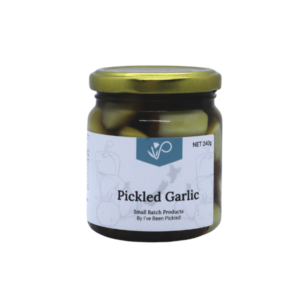 Pickled radish in a jar – tangy, salty, and crisp, perfect for salads, sandwiches, or as a flavorful snack.