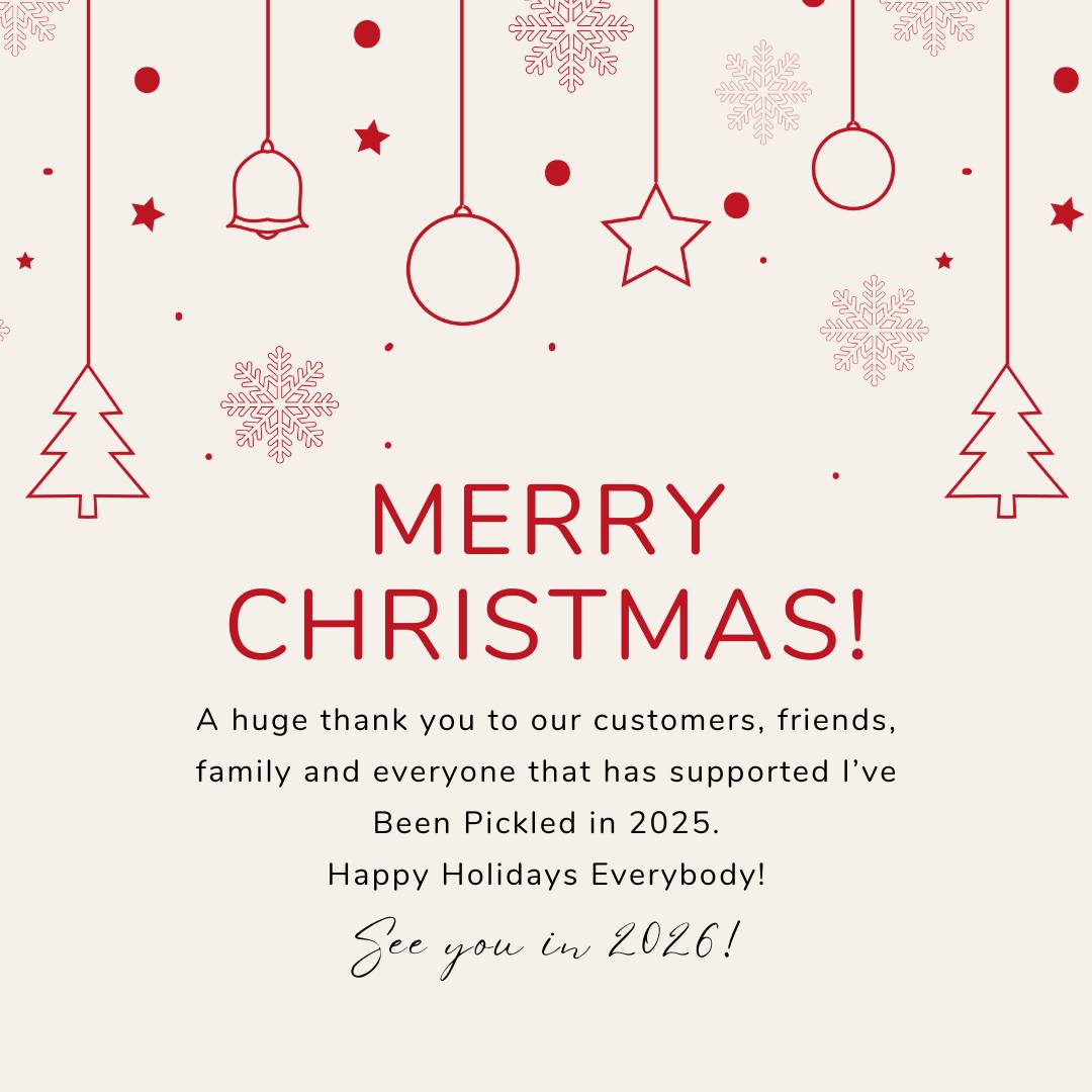 We’re popping the lids on 2025 and putting our feet up.
We’ll be back brewing, brining, and bottling from 5 Jan 2026.