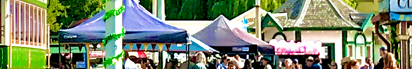 Ferrymead night market, set up in the grounds of the ferrymead heritage park